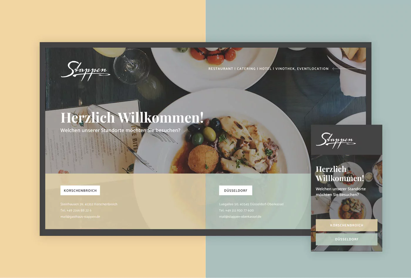 Website für Gasthaus Stappen