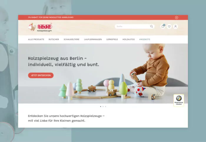 Onlineshop für tede family